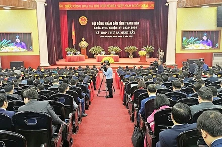 Quang cảnh kỳ họp.