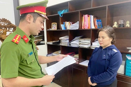 Bị can Lê Thị Thanh Thủy.