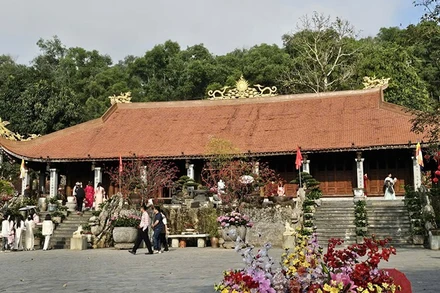 Chùa Phạm Thông ở làng Đông Sơn, tỉnh Thanh Hóa, nơi có di chỉ khảo cổ học phát lộ nền văn hóa Đông Sơn.