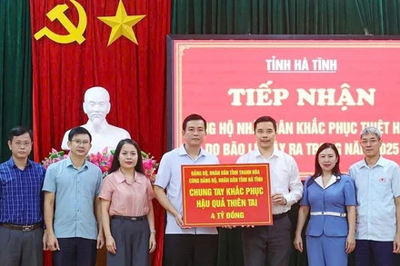 Thanh Hóa cùng Hà Tĩnh khắc phục hậu quả thiên tai.