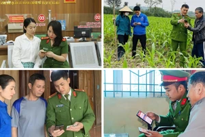 Công an Hà Tĩnh Hướng dẫn người dân cài đặt VNeID mọi lúc, mọi nơi.