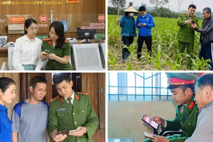 Công an Hà Tĩnh Hướng dẫn người dân cài đặt VNeID mọi lúc, mọi nơi.