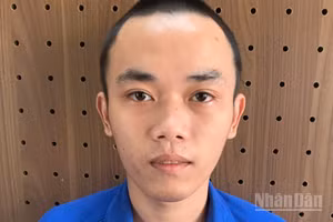 Bị can Nguyễn Ngọc Hóa. (Ảnh: HOÀNG ĐÔ)