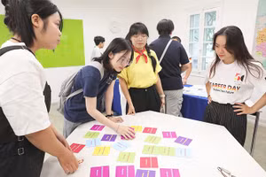 Trong bối cảnh thị trường lao động thay đổi nhanh chóng, việc giúp học sinh định hướng nghề nghiệp từ sớm càng trở nên quan trọng. Ảnh: ANH QUÂN