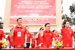 Cùng nhau quyết tâm rèn luyện sức khỏe.