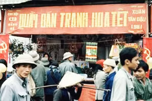 Sắm Tết thời bao cấp. Ảnh tư liệu