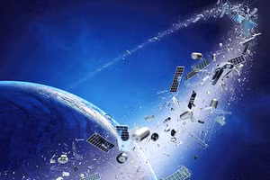 Có hàng chục nghìn mảnh vỡ đang trôi nổi trên quỹ đạo Trái đất. Ảnh: GETTYIMAGES