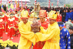 Các nghi lễ tại lễ hội đã được phục hồi. 
