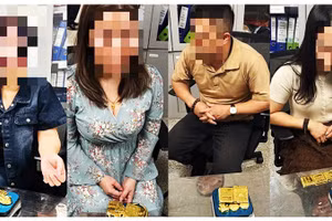 Các đối tượng bị cơ quan chức năng bắt giữ. Nguồn: VIETNAMNET.VN