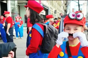 270 người hóa trang thành Mario