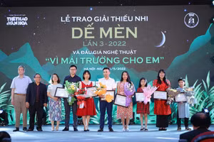 Giải thưởng Thiếu nhi Dế Mèn còn hướng tới mục tiêu nhân văn, vì cộng đồng. (Ảnh: Ban tổ chức)