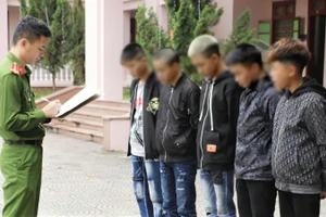 Các đối tượng trộm cắp trong chuyên án bị bắt giữ. (Ảnh: CÔNG AN NGHỆ AN)