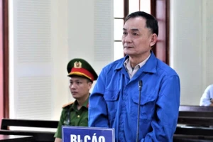 Bị cáo Nguyễn Duy Niệm tại phiên tòa sơ thẩm.