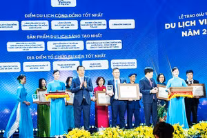 Công ty T20-Quyết Thắng được vinh danh ở hạng mục sản phẩm du lịch sáng tạo “Đường Trường Sơn huyền thoại hang Chỉ Huy”.