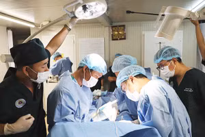 Ca cấp cứu được triển khai khẩn trương và chính xác. Ảnh: BVDC2.7