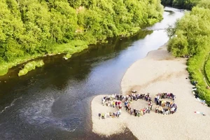 Cư dân kêu cứu về tình trạng của sông Wye. Ảnh: GETTY IMAGES