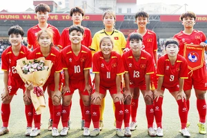 Đội tuyển U17 nữ Việt Nam. Ảnh: ĐINH HÒA