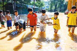 Hai cơn bão Bualoi, Matmo gây ảnh hưởng lớn đến nhiều địa phương miền bắc Việt Nam. Ảnh: THÀNH ĐẠT