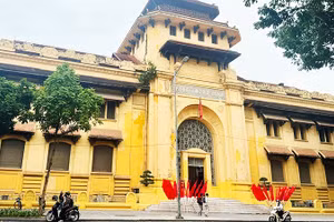 Công trình 19 Lê Thánh Tông trở thành mối quan tâm của giới chuyên môn về đề xuất xây dựng một bảo tàng tôn vinh tri thức. Ảnh: NAM DƯƠNG