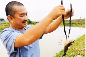 Niềm vui cần thủ khi “lên hàng”.