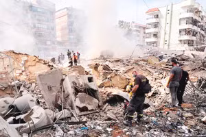Các cuộc không kích của Israel gây thiệt hại lớn cho Lebanon. Ảnh: GETTYIMAGES