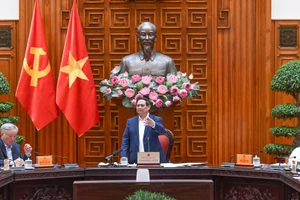Thủ tướng Phạm Minh Chính dự và chủ trì hội nghị.