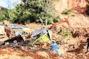 Indonesia chịu thiệt hại nặng nề do mưa lũ. (Ảnh: Tân Hoa Xã)