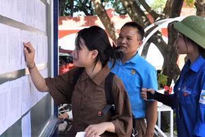 Ở khu vực Vinh, nếu được tăng chỉ tiêu, mỗi trường sẽ tăng từ 30 đến 50 chỉ tiêu. (Ảnh: NGUYỄN HÀ)