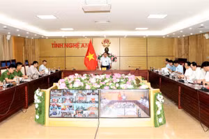Quang cảnh cuộc họp. (Ảnh: PHAN QUỲNH)