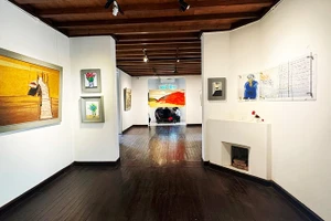 Một góc phòng triển lãm.