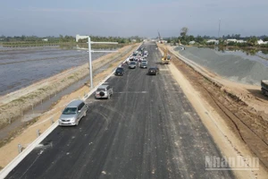 Tuyến cao tốc qua tỉnh An Giang.