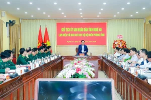 Quang cảnh buổi làm việc.