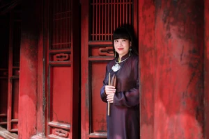 Nghệ sĩ Mai Tuyết Hoa. (Ảnh: Cao MinhTiến)