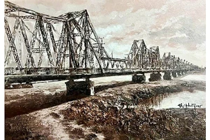 Tranh trong tập thơ "Sen".