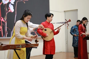 Một tiết mục văn nghệ tại chương trình.