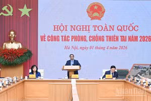 Thủ tướng Phạm Minh Chính – Trưởng Ban Chỉ đạo Phòng thủ dân sự quốc gia chủ trì Hội nghị toàn quốc về công tác phòng, chống thiên tai năm 2026.