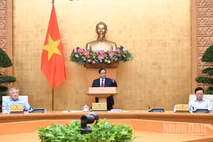 Thủ tướng Phạm Minh Chính phát biểu chỉ đạo tại Hội nghị trực tuyến Chính phủ với các địa phương.