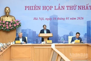 Thủ tướng Phạm Minh Chính phát biểu tại Phiên họp lần thứ nhất của Ban Chỉ đạo Trung tâm tài chính quốc tế tại Việt Nam.