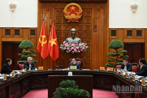 Thủ tướng Phạm Minh Chính chủ trì cuộc họp của Thường trực Chính phủ để thông qua các dự thảo báo cáo về các dự án điện hạt nhân