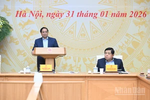 Thủ tướng Phạm Minh Chính phát biểu chỉ đạo phiên họp.