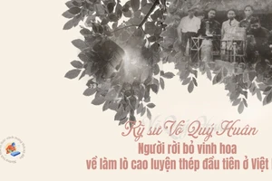 Kỹ sư Võ Quý Huân, người rời bỏ vinh hoa về làm lò cao luyện thép đầu tiên ở Việt Nam