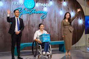 Vận động viên Trịnh Thị Bích Như trong chương trình. (Ảnh: BTC)