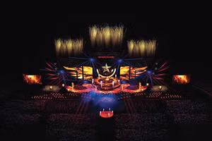 Phối cảnh sân khấu. (Ảnh: Ban tổ chức)