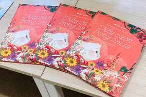 Cuốn sách tranh “Khu vườn trong tim ta”. (Ảnh: Crabit Kidbooks)