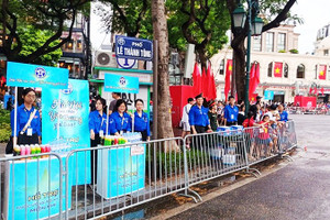 Áo xanh trong ngày hội lớn