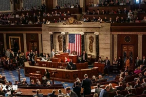 Quang cảnh một phiên họp Hạ viện Mỹ ở Washington, DC. (Ảnh minh họa: THX/TTXVN)