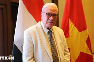 Tổng Bí thư Đảng Cộng sản Ai Cập Salah Adly Abdelhafiz. (Ảnh: Nguyễn Trường/TTXVN)