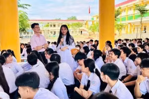 Buổi truyền thông “Trường học không khói thuốc lá” cho học sinh trung học cơ sở và trung học phổ thông.