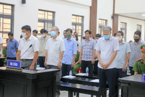 Các bị cáo trong vụ án