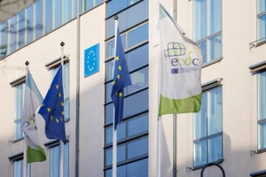 Quang cảnh bên ngoài Trụ sở của Trung tâm Phòng ngừa và kiểm soát dịch bệnh châu Âu (ECDC) tại Stockholm, Thụy Điển. (Ảnh: Xinhua)